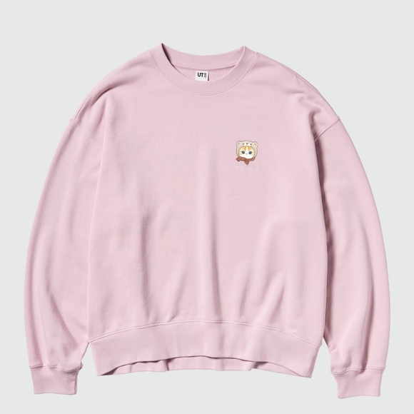 Uniqlo Mofusand Sweatshirt in Light Pink Sz XS - Picture 1 of 3
